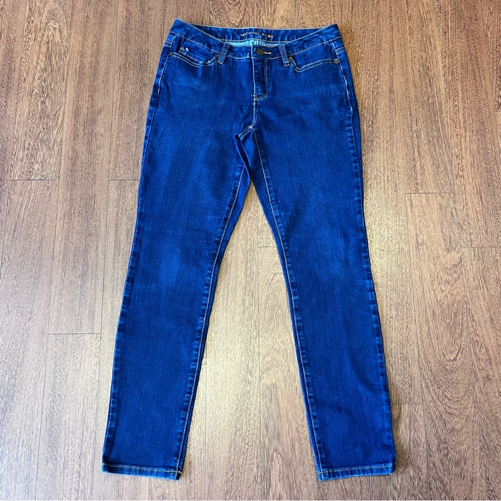 Michael Kors Skinny Jeans Womens Dark Wash